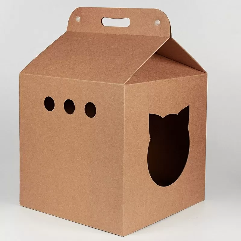 Картонный домик для кота кошки Минск 6