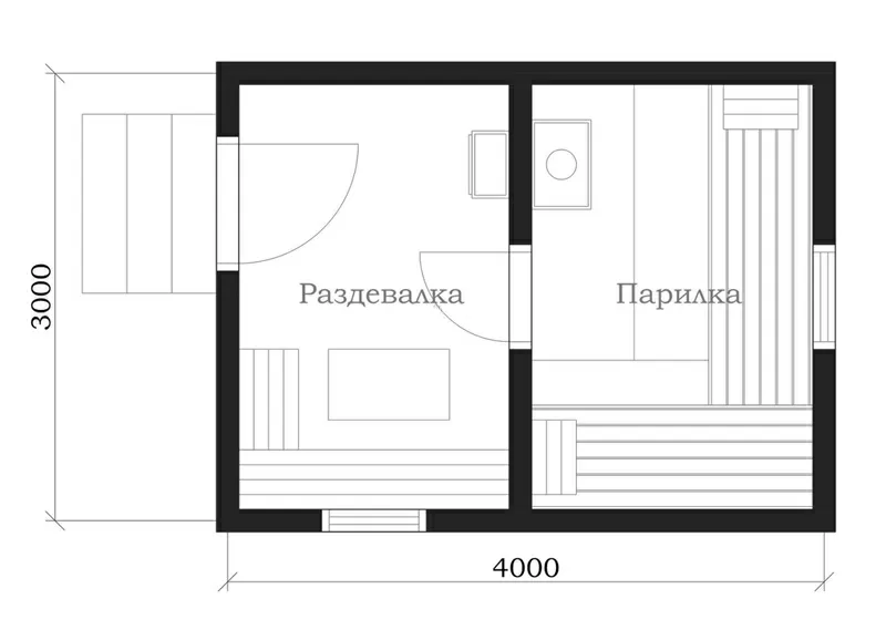 Баня русская (под ключ) 2