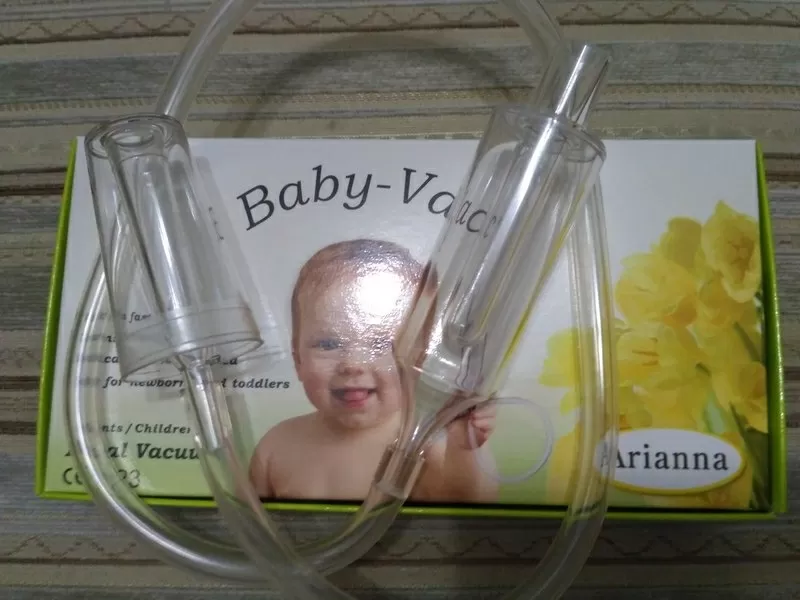 Детский вакуумный аспиратор соплеотсос Baby-Vac Arianna  3
