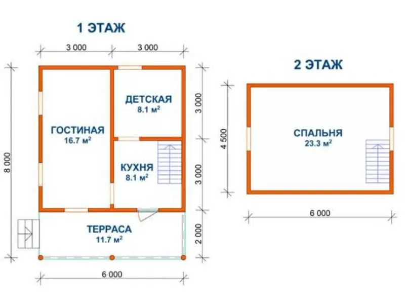 Сруб Дома оскар из бруса новый доставка, установка по Беларуси 2