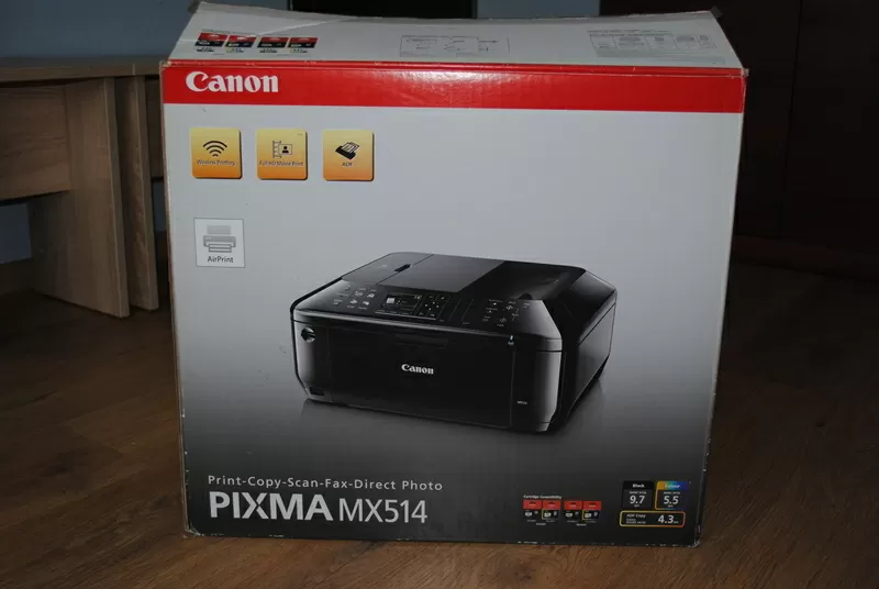 МФУ Canon (принтер+сканер+факс+копир). Набор цветной бумаги А4 в ПОДАРОК!  2