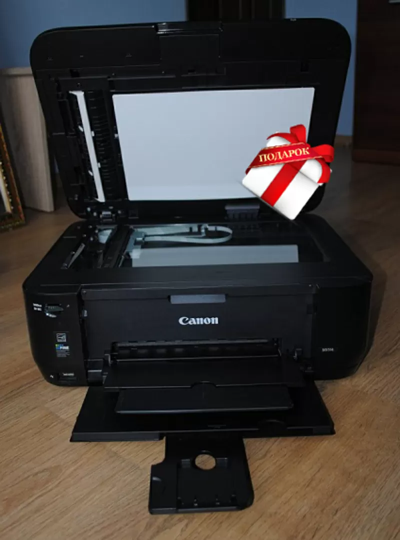 МФУ Canon (принтер+сканер+факс+копир). Набор цветной бумаги А4 в ПОДАРОК! 
