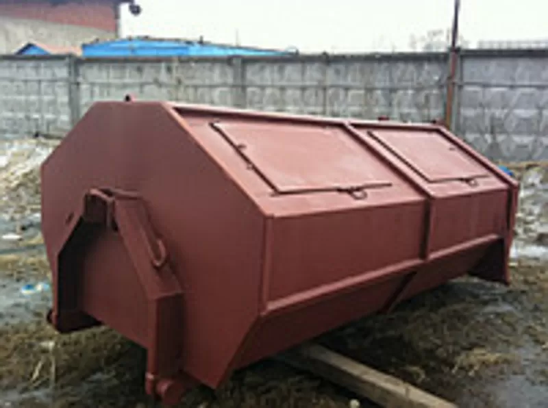 бункер-накопитель 8-12 м3 для крупногабаритного и строительного мусора 3