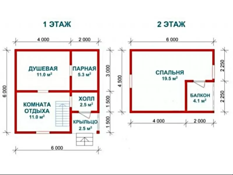 Аксинья Сруб Бани из бруса 6х7.5 м с установкой 5