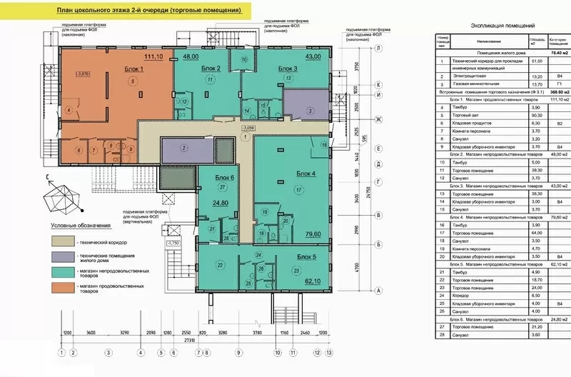 Продажа помещений от 25 м2 до 600 в агрогородке Слобода 5