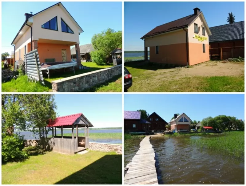 Дом на берегу озера г.п. Свирь,  от МКАД 147 км. 2