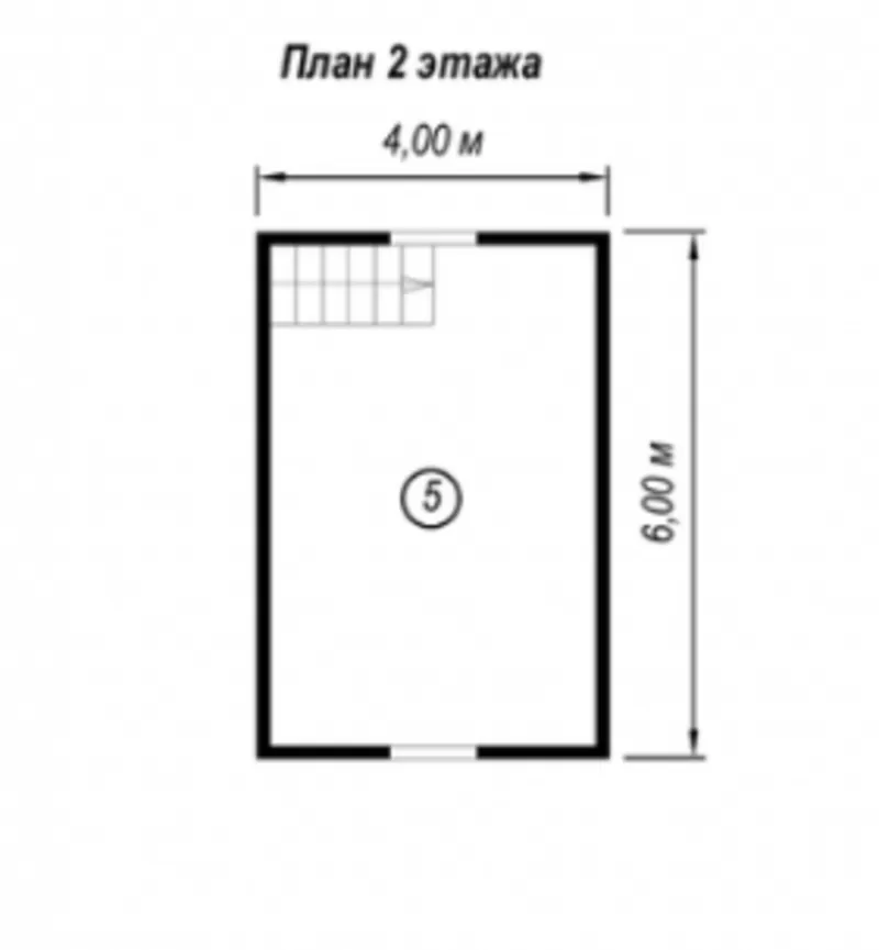 Садовый сруб Дома из бруса Прима 6 х 6,  с установкой 3