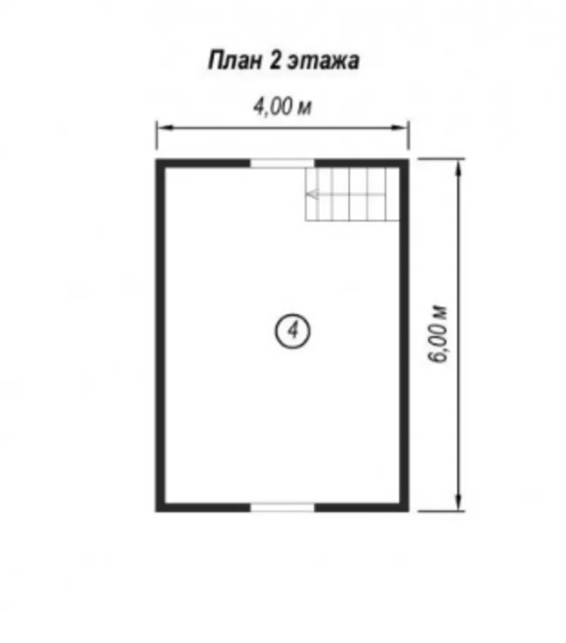 Садовый Дом из бруса Феникс 6х6, с террасой 12 м2 2