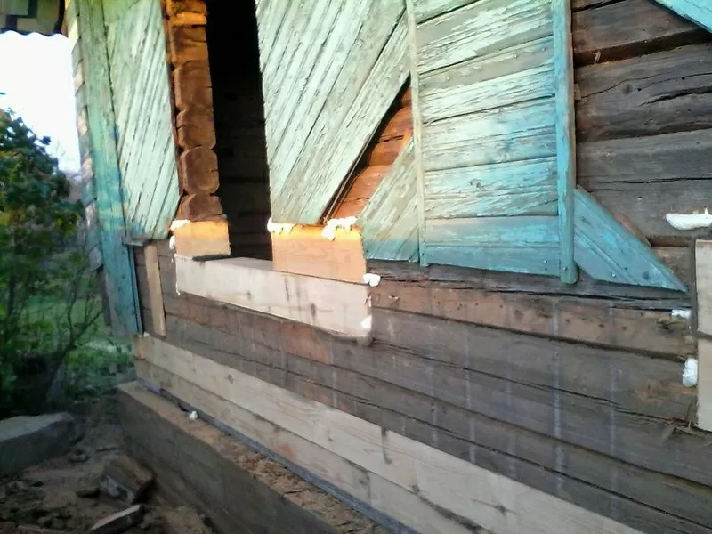 Поднять дом минск,  подъем деревянного дома,  фундамент под дом 8