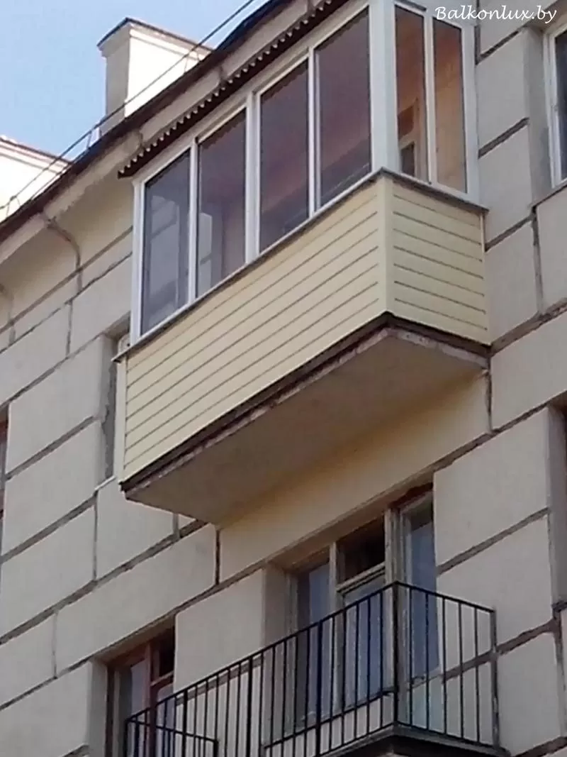 Наружная отделка балконов и внешняя обшивка 2