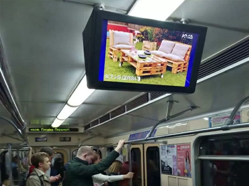 Эксклюзивное рекламное агенство (экраны в вагонах метро)
