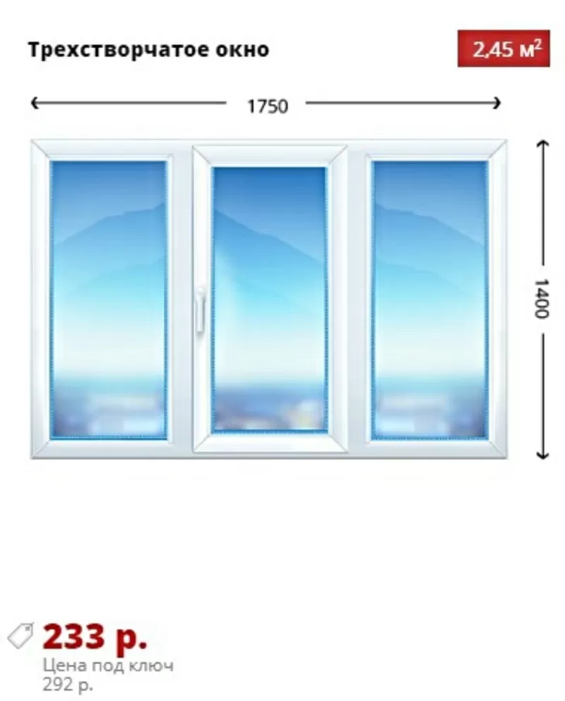 Двухстворчатое окно Kbe Эксперт 1300х1400 дешево . 5