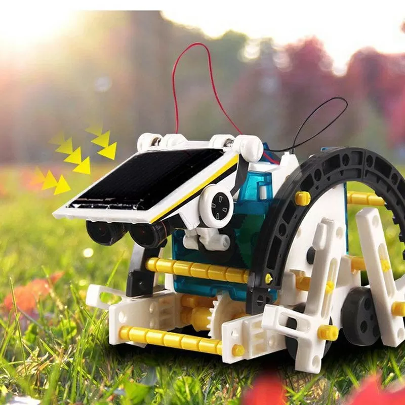 Робот-конструктор Solar 14 в 1 на солнечной батарее! 3