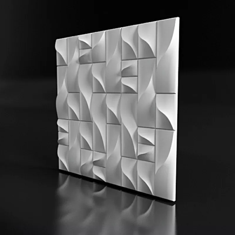 Стеновая 3Д ( 3D) панель Круги (500*500) 2