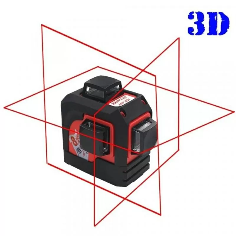 Лазерный  нивелир,  уровень Fukuda 3D-Laser 3-360  красные лучи