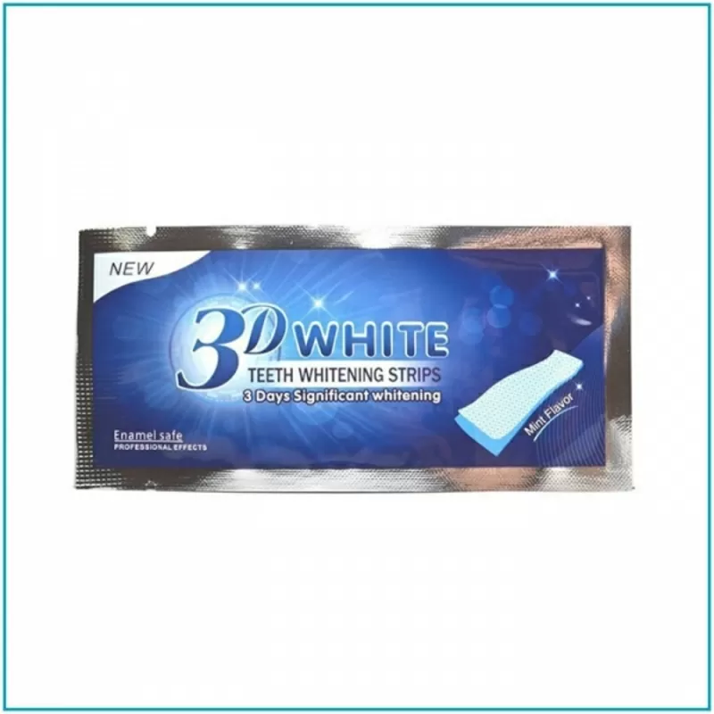 Отбеливающие полоски для зубов 3D White Teeth Whitening Stripes 2