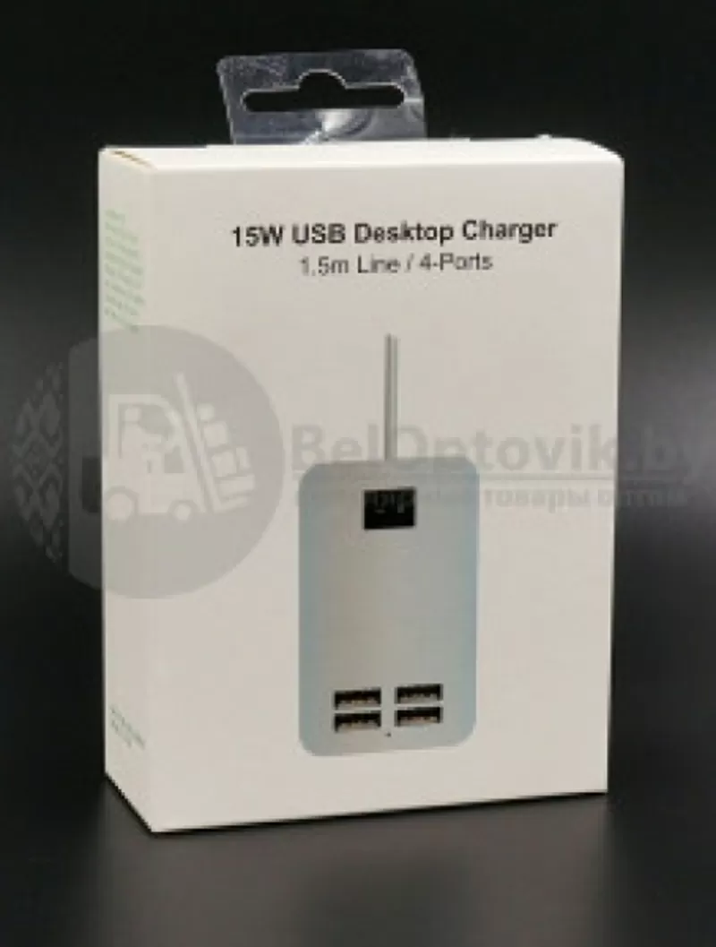 Сетевой блок питания Desktop Charger на 4 USB порта