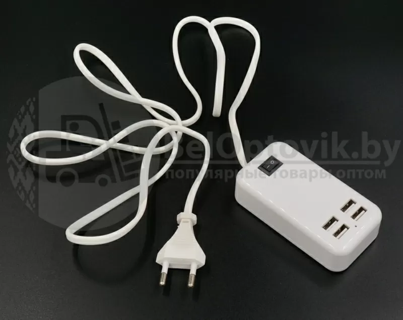 Сетевой блок питания Desktop Charger на 4 USB порта 2