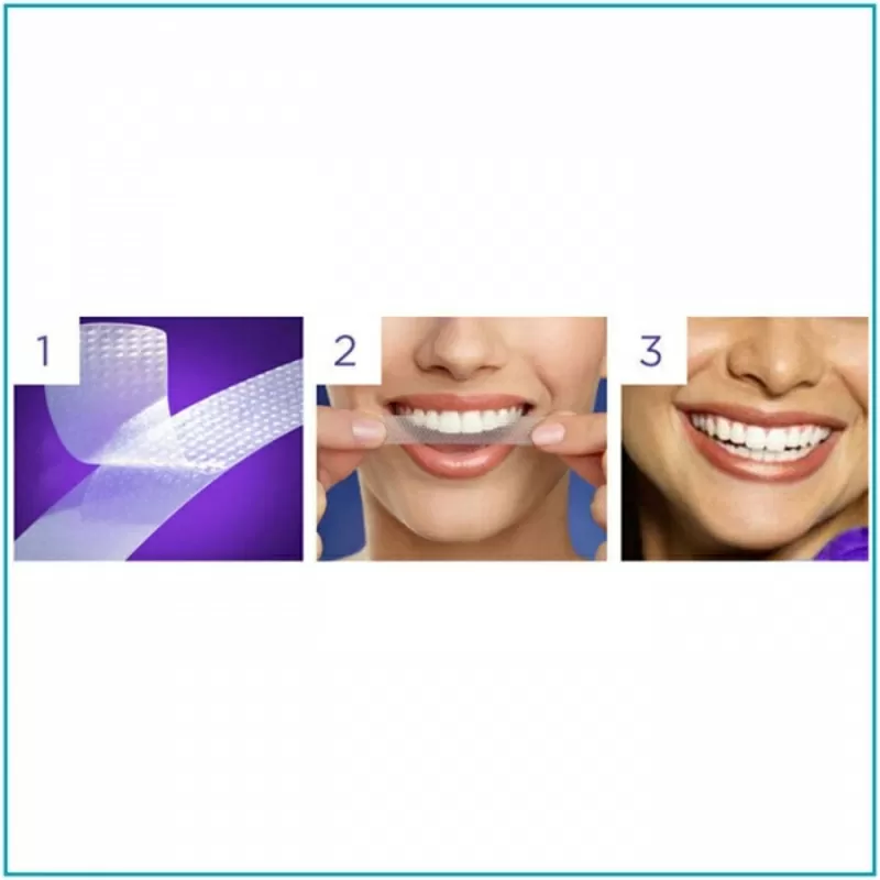 Отбеливающие полоски для зубов 3D White Teeth Whitening Stripes 7