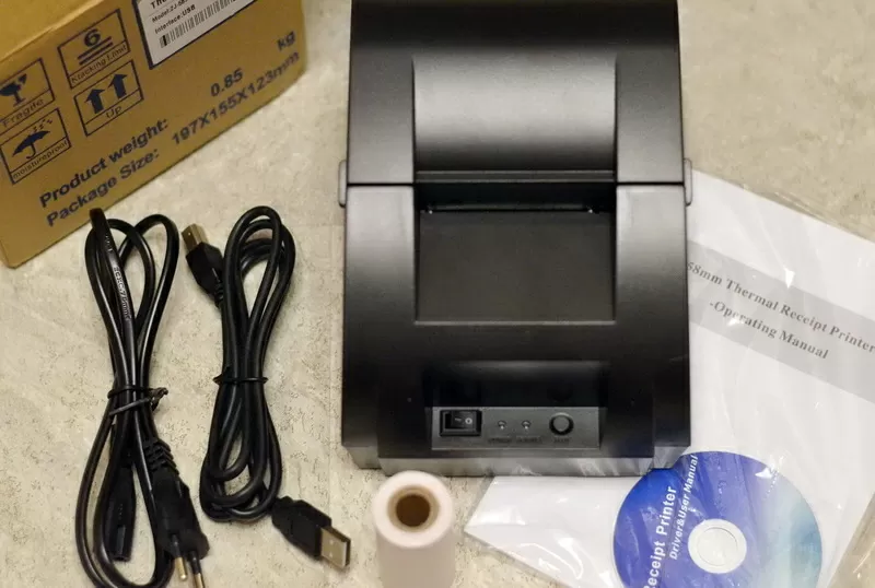 Чековый принтер (термопринтер) 58мм USB 2