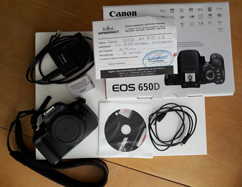 Зеркальный фотоаппарат Canon EOS 650d Body 4