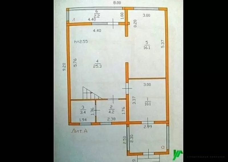 Каркасный Дом под ключ 9х9 проект Монреаль 3