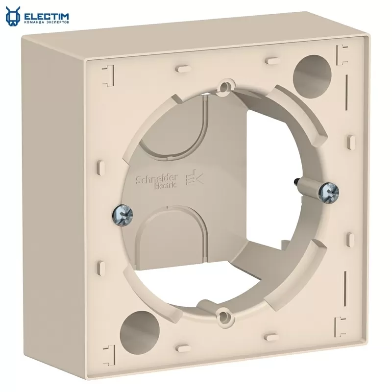 Коробка для наружного монтажа,  Бежевый