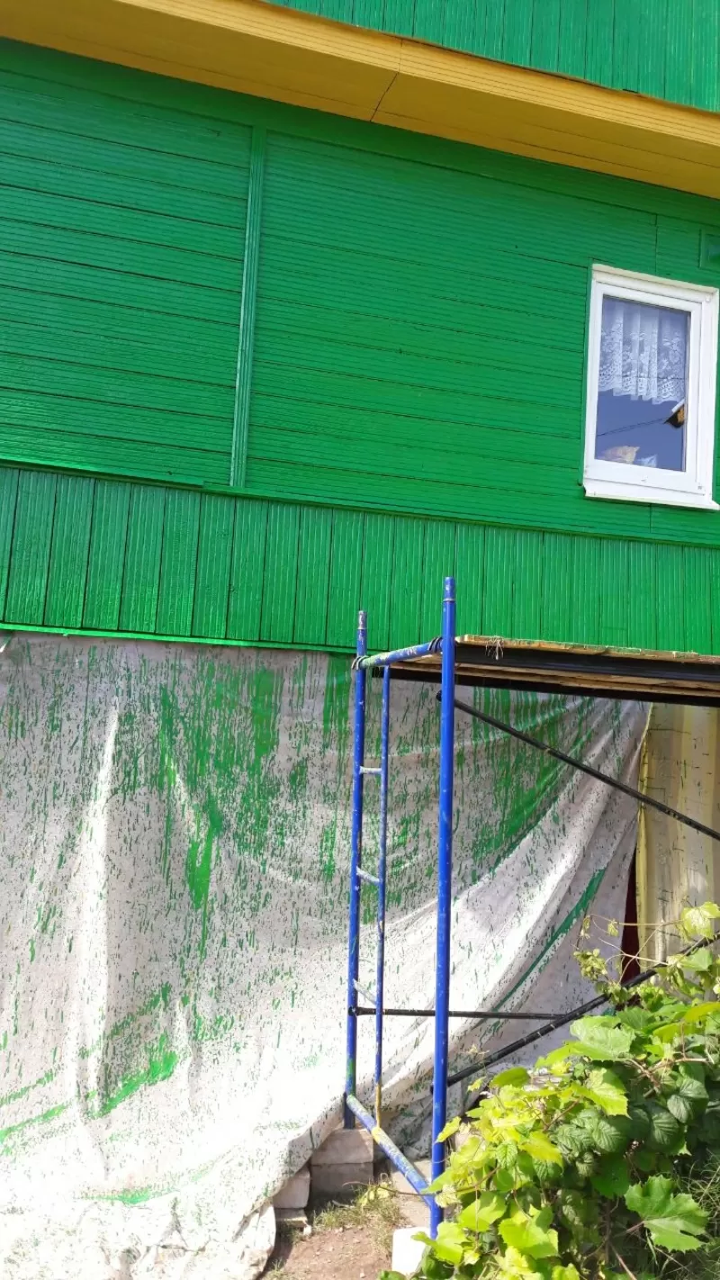 Покраска деревянных домов от 50 руб кв.м 3
