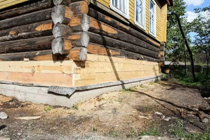 Замена венцов деревянных домов 9