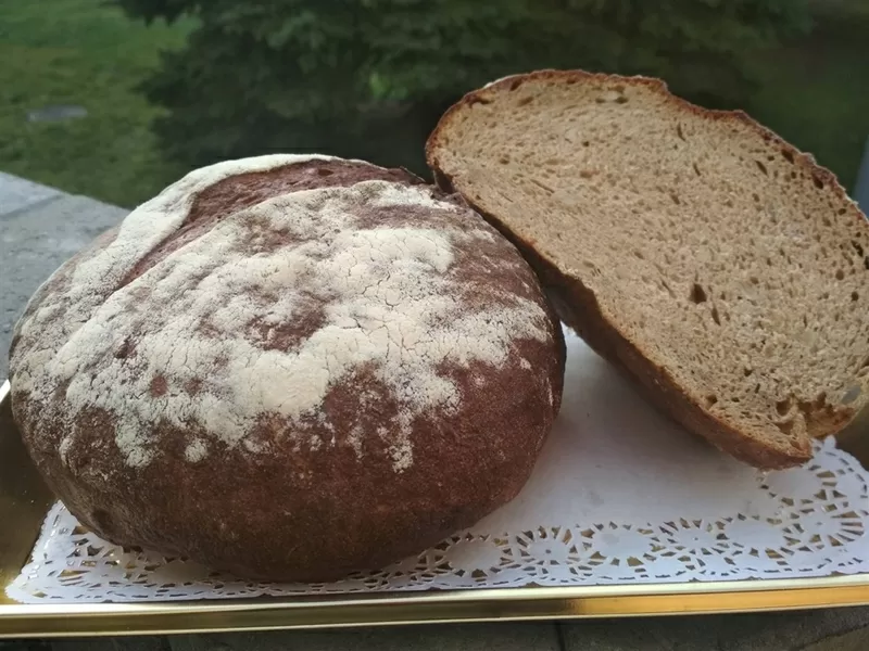 Хлеб без сахара и дрожжей 4