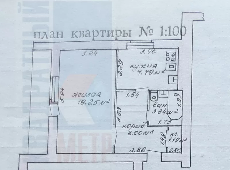 1-к Квартира в а/г Лапичи - 20 км Осиповичи,  40 км Минск. 10