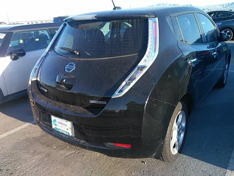 Черный Nissan Leaf SV 2014 2