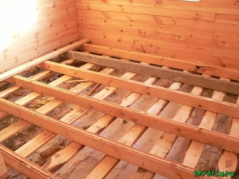 Монтаж и ремонт деревянных полов с утеплением под ключ 2