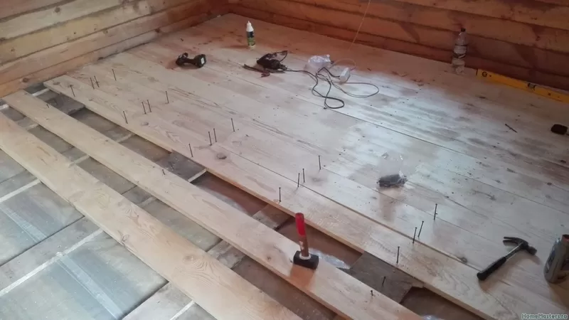 Монтаж и ремонт деревянных полов с утеплением под ключ 3