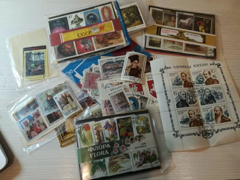 Большая коллекция советских марок
