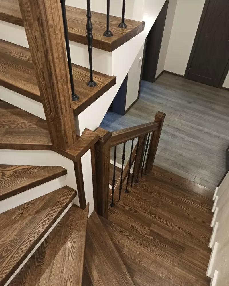 Изготовление и монтаж лестниц на второй этаж 8
