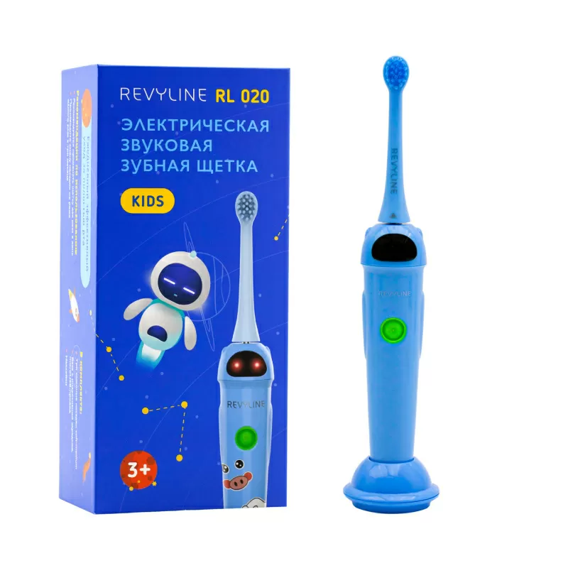 Зубная щетка Revyline RL 020 Kids для детей от 3 лет,  синяя