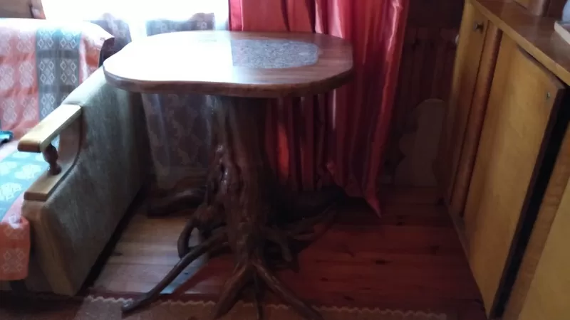 Уникальные столы ручной работы из натурального дерева 3