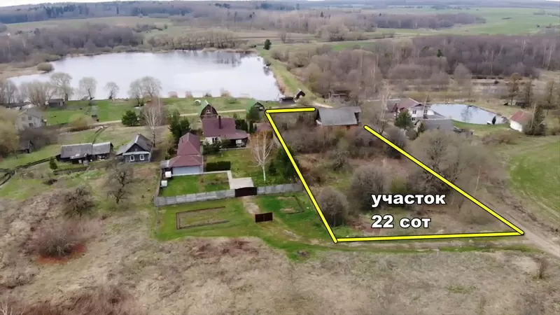 Продается дом с видом на озеро,  д. Вепраты,  39 км от Минска 9