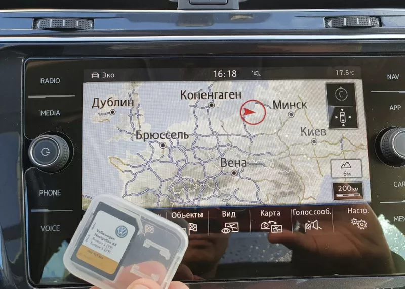 SD карты навигации WV SEAT SKODA.