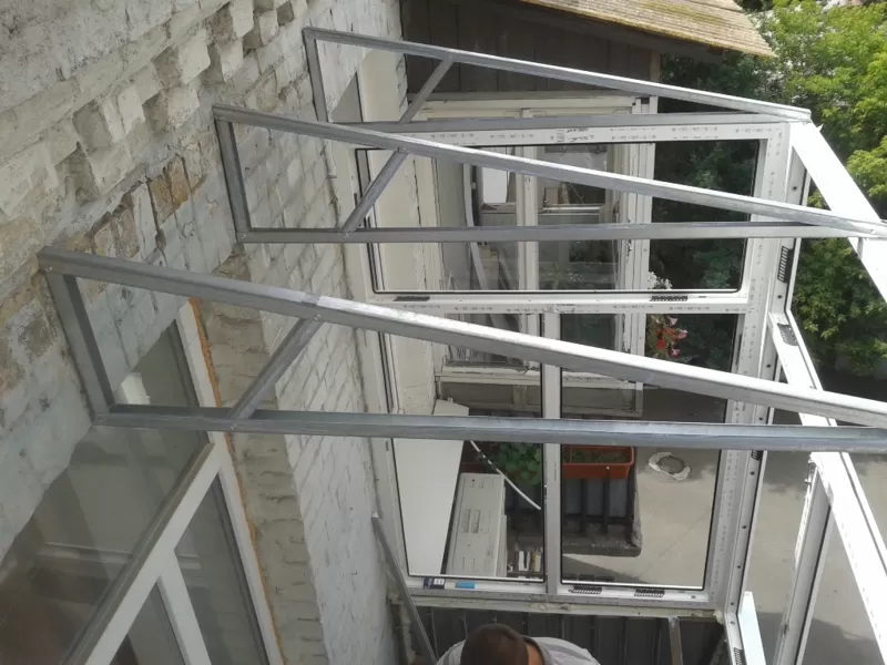 Установка крыш на балкон и лоджию Минск 2