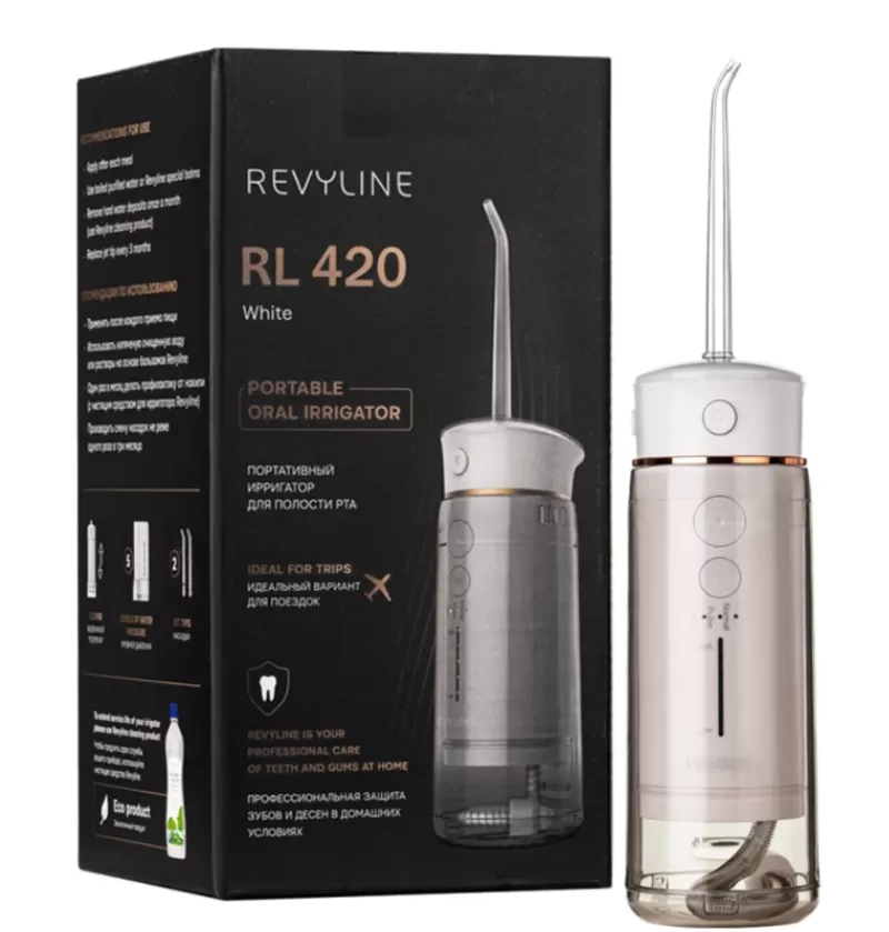 Компактный ирригатор Revyline RL 420,  белый корпус