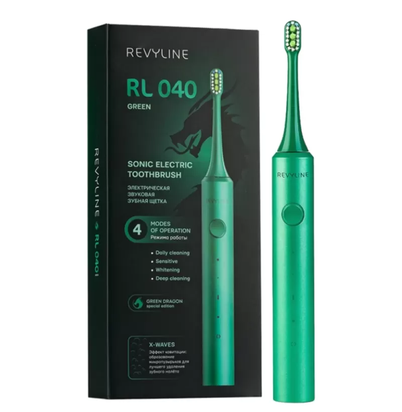 Мощная щетка для зубов Revyline RL040 Green Dragon