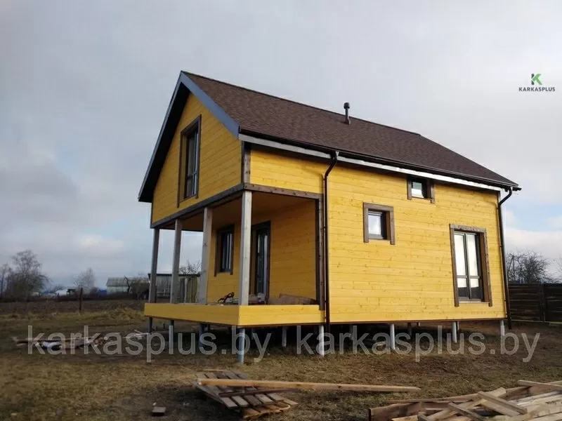 Строительство каркасных домов и бань в Минске и Беларуси 7