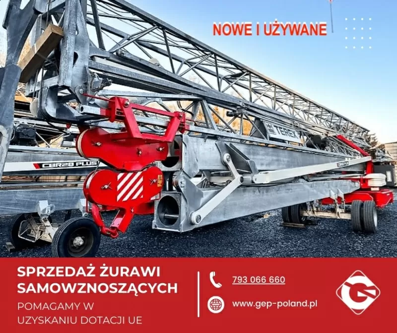 GEP Poland – новые и б/у строительные краны из Европы 5