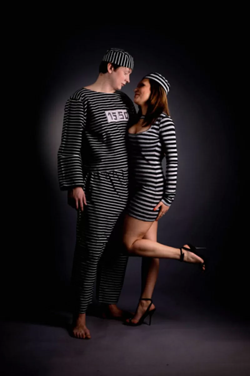 вечер Чикаго-ганстер, узник, канкан кабарэ, копы, священник-костюмы прокат 6