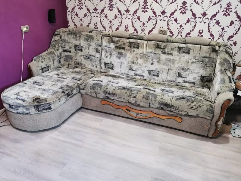 Диван,  угловой - кровать