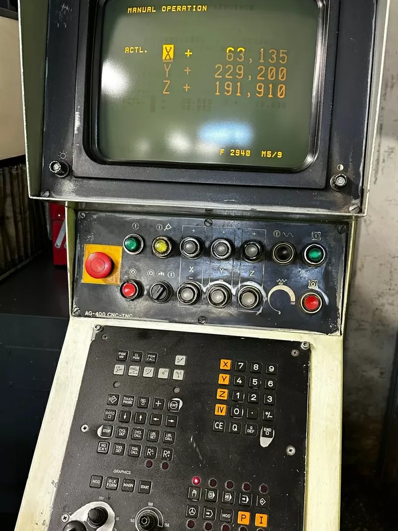 Станок AG 400 на стойке Heidenhain CNC-TNC-155. 5