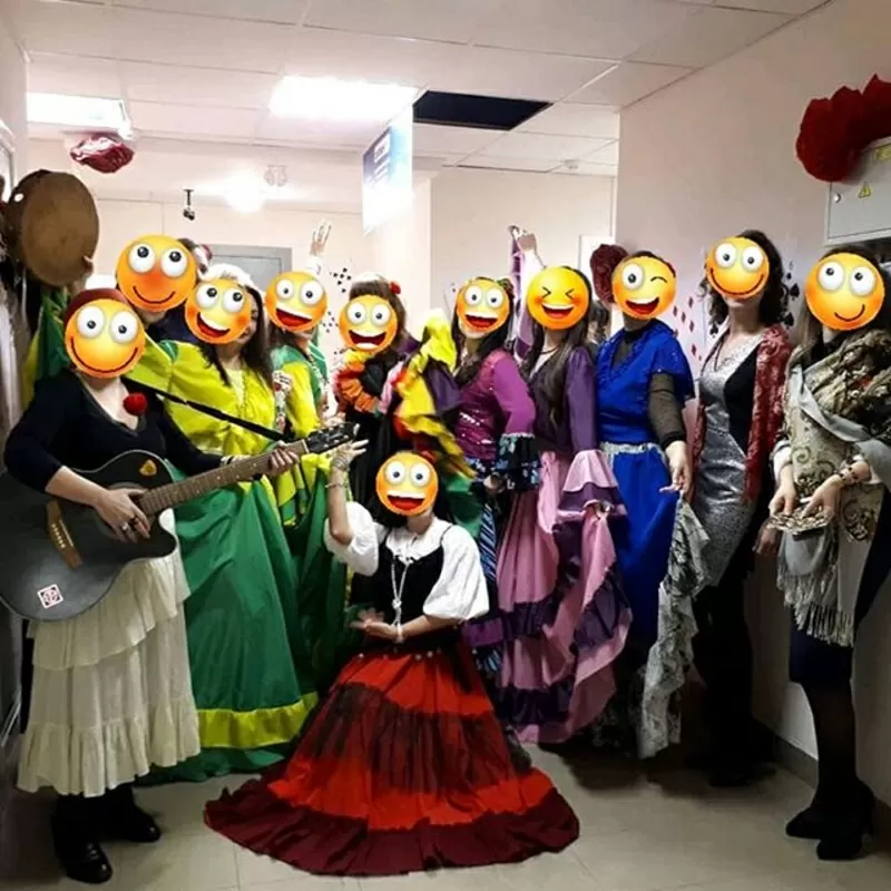 цыганские,  испанские наряды в аренду и др образы маскарада 3