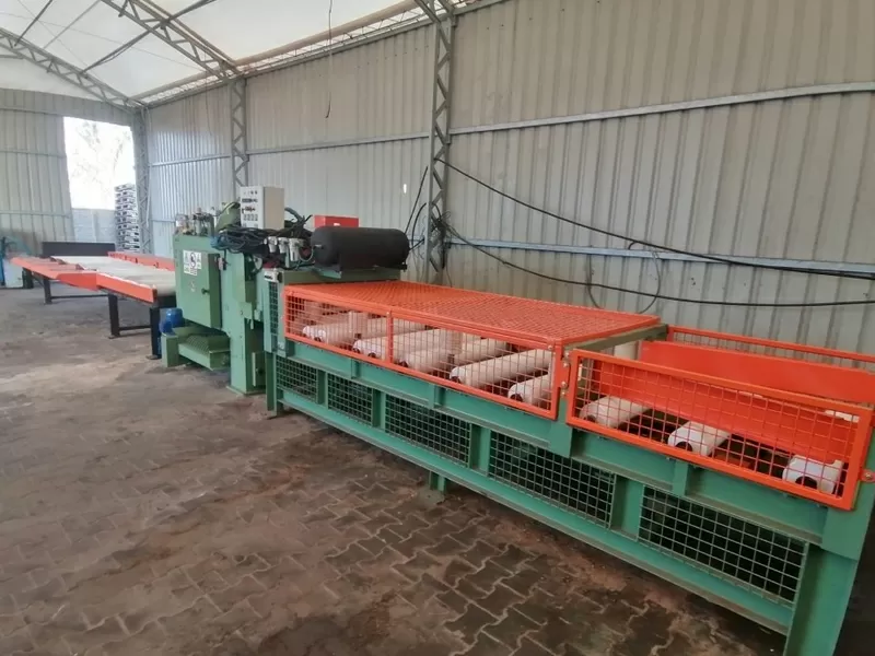 Многопильная линия для раскроя с центрирующим столом и выгрузкой досок 2